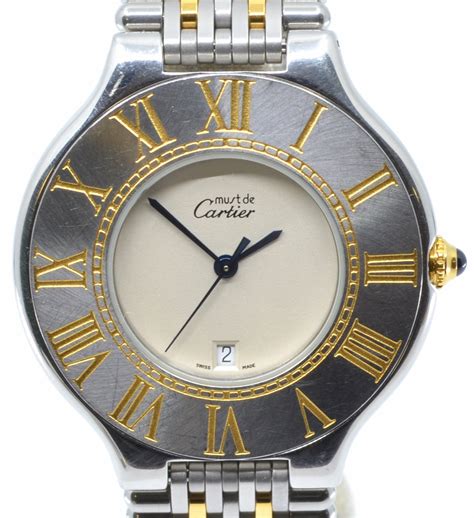 must de cartier 21 28 mm|cartier 21 must precio.